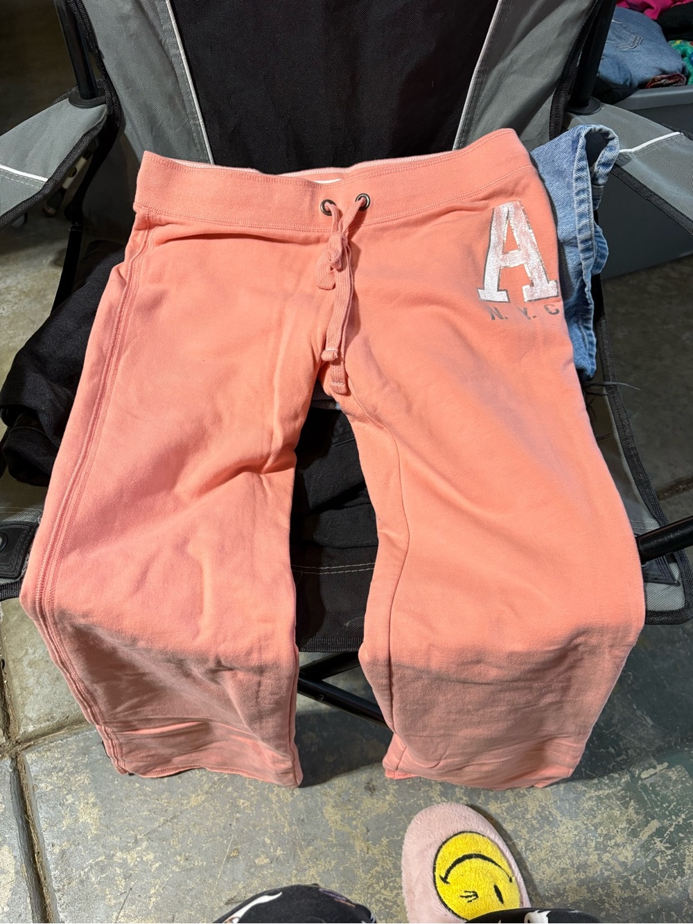 Aeropostale Peach Drawstring Track Joggers